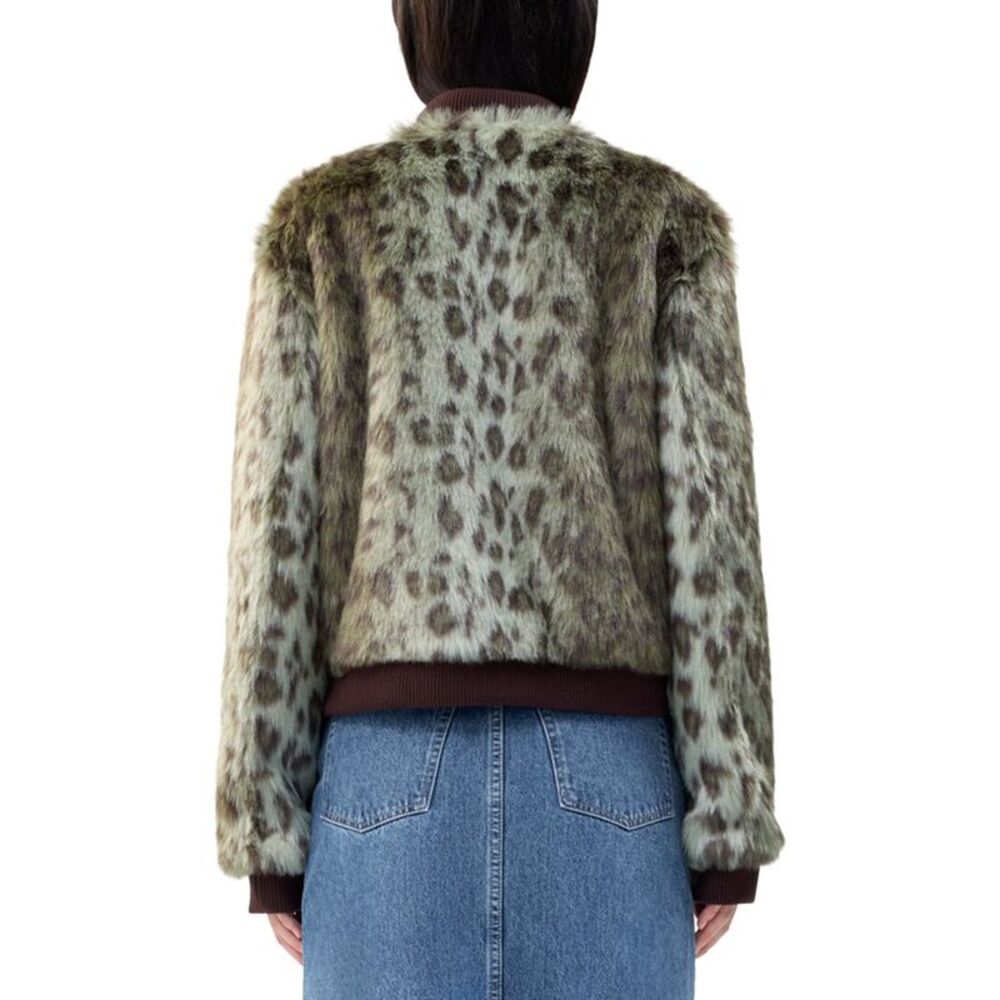 Unreal Fur Womens  Foliage Jacket, Green - Picture 2 of 3